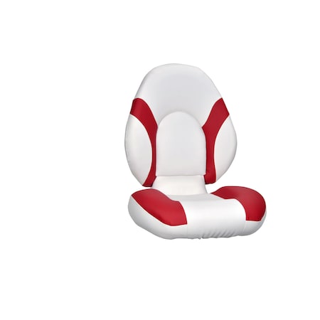 Suite Marine Suite Marine SM1010010313 Boat Seat Accent - White/Red SM1010010313